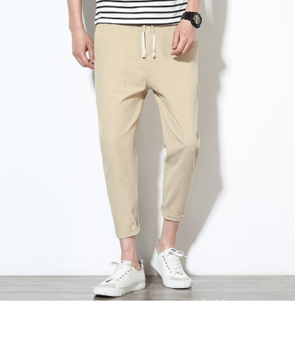 Men's Cotton Linen Casual Pants