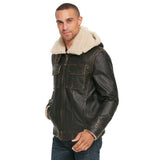 Classic Leather Bomber Men's Jacket