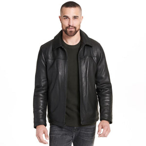 Web Buster Designer Brand Thinsulate™ Lined Genuine Leather Jacket