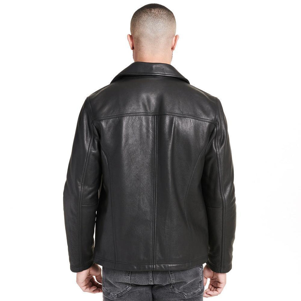 Web Buster Designer Brand Thinsulate™ Lined Genuine Leather Jacket