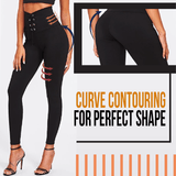 Lace-up High Waist Corset Leggings