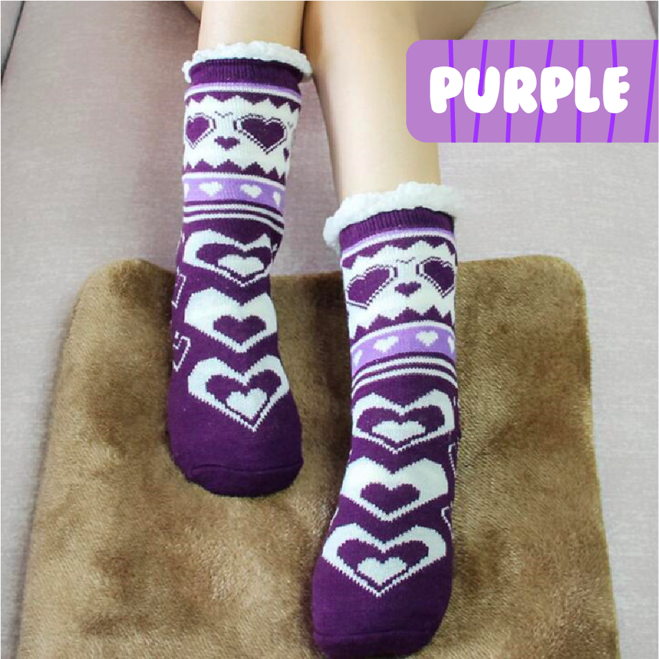 Thermal Fleece Winter Slipper Socks