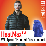 HeatMax™ Windproof Hooded Down Jacket