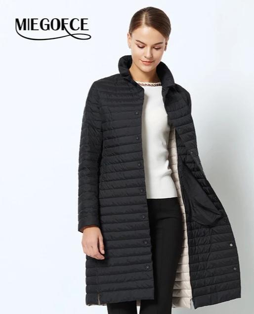 Women's Long Windproof Coat