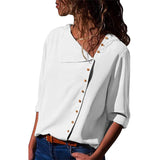 Women Chiffon Top Long Sleeves