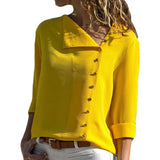 Women Chiffon Top Long Sleeves