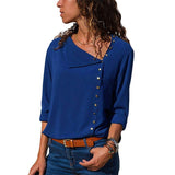 Women Chiffon Top Long Sleeves