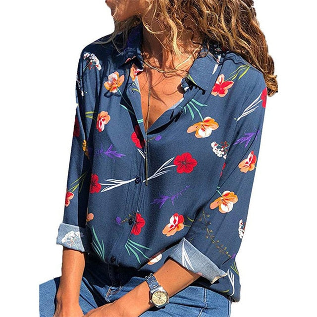 Floral Print Blouse For Women