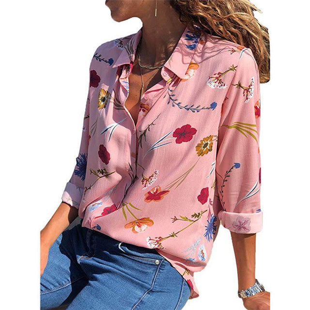 Floral Print Blouse For Women