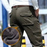 Men's Fleece Cargo Pants