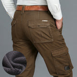 Men's Fleece Cargo Pants