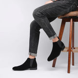 Chelsea Boots Men Suede Basic Boots