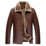 Men's Winter Suede Leather Jacket