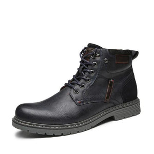 Classic Outdoor Leather Lace-up Men's Boots