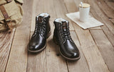 Handmade Ankle Lace-Up Winter Boots