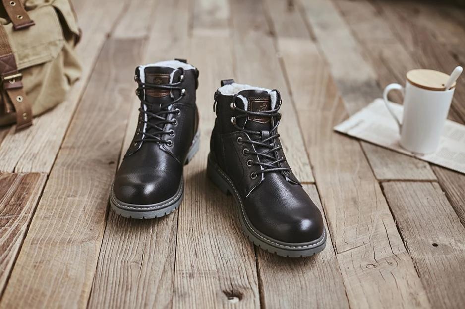 Outdoor Lace-Up Winter Boots