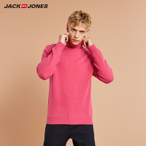 JackJones Men's Wool Turtle-Neck Slim fit Sweater