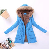 Winter Cotton Padded Overcoat Women