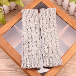 Women Finger less Hand Warmer Winter Gloves