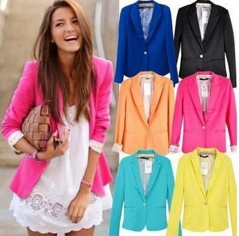 Small Chiffon Women's Blazer Jacket