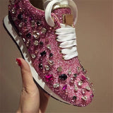 Women Rhinestones Sneakers