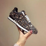 Women Rhinestones Sneakers