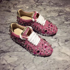 Women Rhinestones Sneakers