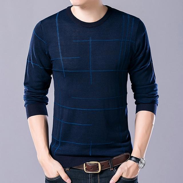 Men Casual O-Neck Sweater