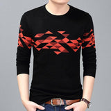 O-Neck Slim Fit Casual Pullover Men's Sweater