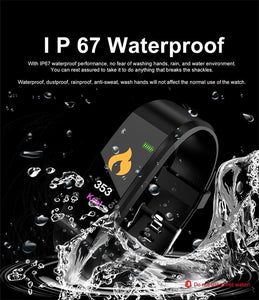 Waterproof Fitness Tracker Watch