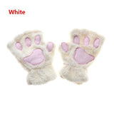 Winter Warm  Fluffy Bear Cat Plush Paw Cosplay