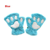 Winter Warm  Fluffy Bear Cat Plush Paw Cosplay