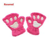 Winter Warm  Fluffy Bear Cat Plush Paw Cosplay