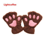 Winter Warm  Fluffy Bear Cat Plush Paw Cosplay