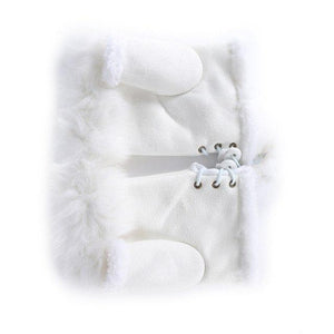 Women's Faux Rabbit Fur Hand Wrist Warmer