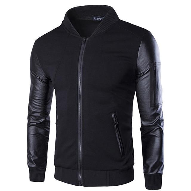 Slim Fit Bomber Men's Jacket