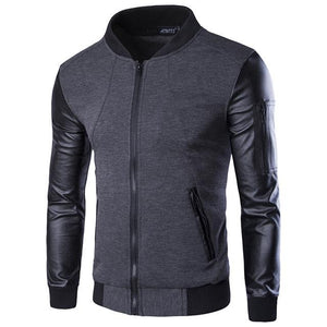 Slim Fit Bomber Men's Jacket