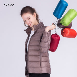 Women's Winter Ultra Light Duck Down Jacket