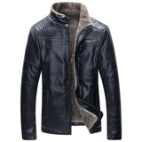 Men's Fur Lined Leather Jacket