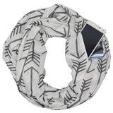 Infinity Scarf With Pocket Anti Theft Convertible Multi-Way Zipper