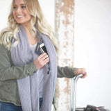 Infinity Scarf With Pocket Anti Theft Convertible Multi-Way Zipper