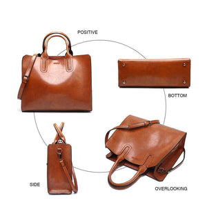 PU Leather Shoulder Bag Tote