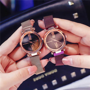 Women Luxury Rose Gold Wristwatch