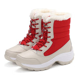 Lace-Up Ankle High Women's Boots