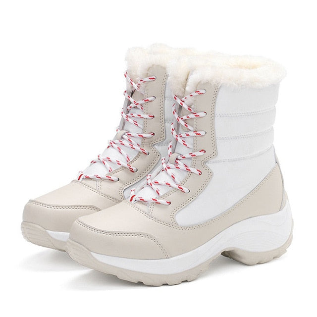 Lace-Up Ankle High Women's Boots