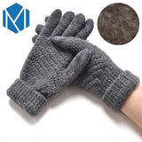 Women Warm Winter Full Finger  Woolen Gloves