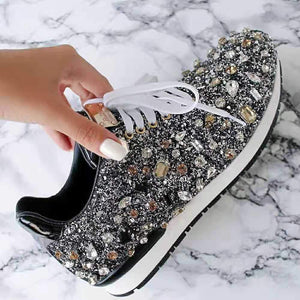 Women Rhinestones Sneakers