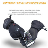 Smart Control Rechargeable Hand Warmer Winter Ski Heated Gloves