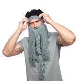 Odin Knitted Nordic Style Unisex Hats & Beard