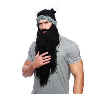 Odin Knitted Nordic Style Unisex Hats & Beard